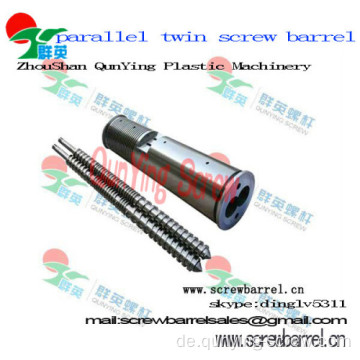 Twin Parallel Screw Barrel für Extruder oder Spritzenmaschine